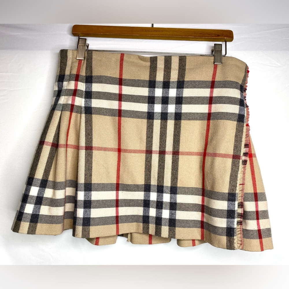Burberry Wool Mini Skirt